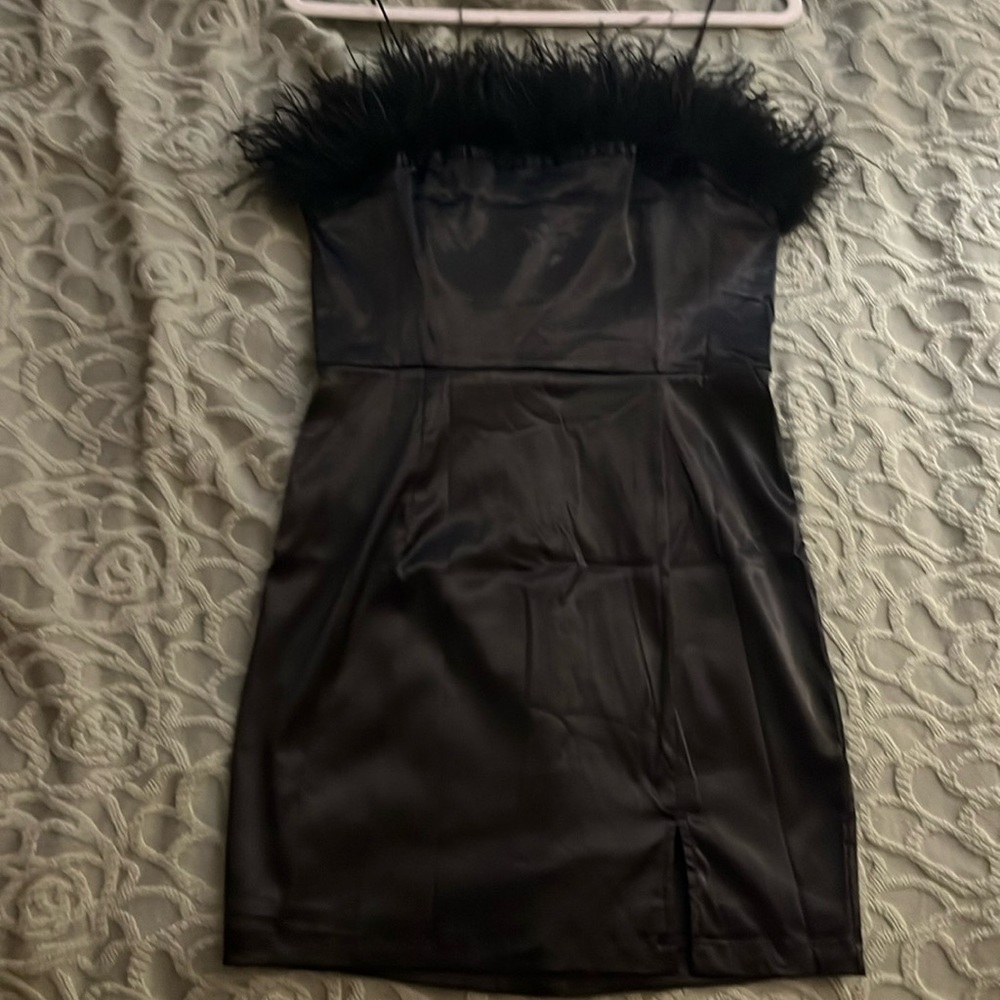 Mini Ostrich Feather Dress